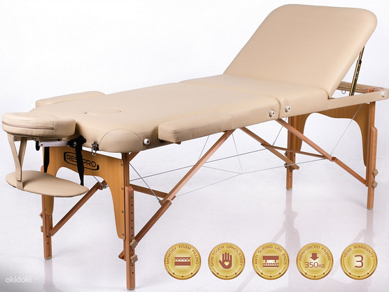 Kokkupandav massaažilaud RESTPRO® Memory 2 Beige