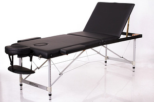 Kokkupandav massaažilaud RESTPRO® ALU 3 Black (1 foto / 10)