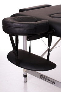Kokkupandav massaažilaud RESTPRO® ALU 3 Black (8 foto / 10)