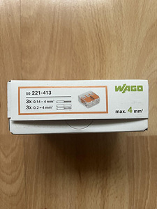 Клеммы Wago 221-413 (2 фото из 4)