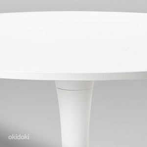 IKEA DOCKSTA ümmargune stiilne valge laud uus 103cm (2 foto / 4)
