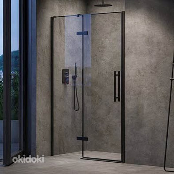 Душевая дверь RAVAK COOL! COSD2-100, 100X195CM ЧЕРНЫЙ. Нарва