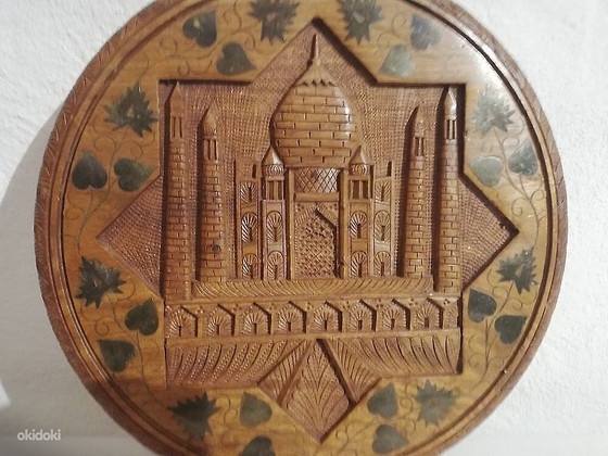 Puidus seinataldrik/kaunistus, Taj Mahal