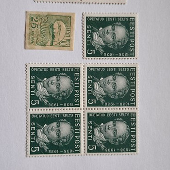 8 Estonian stamp