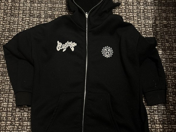 Hoodie zip glo gang
