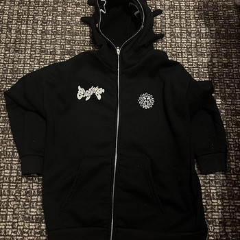 Hoodie zip glo gang