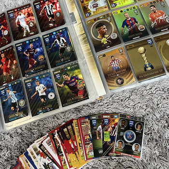 Jalgpalli kaartide kollektsioon