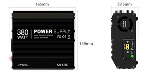 Блок питания (Power supply) 380W 24V 16A XT60 (3 фото из 5)