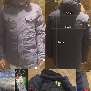 Мужская, новая,зимняя куртка LeeCooper, L,темно-синяя
