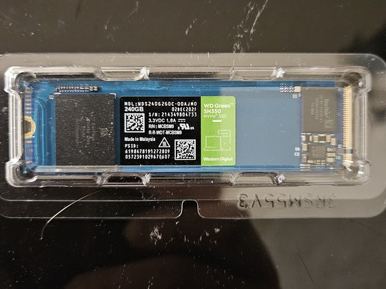 WD Green SN350 NVMe SSD 240GB M.2