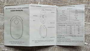 Kätesoojendaja Polar Bear USB-laadijaga (2 foto / 8)