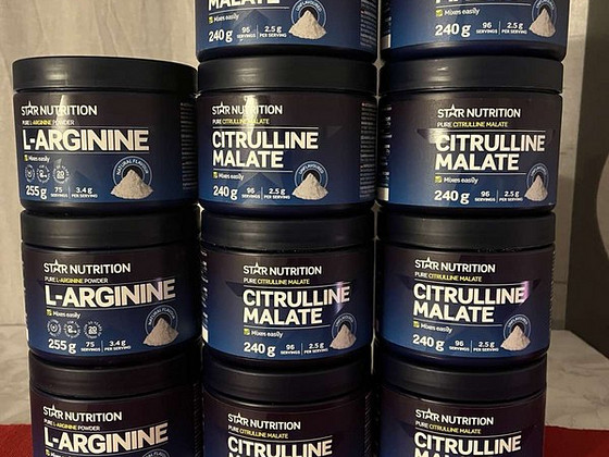 L-Arginine + citrulline malate Pump set