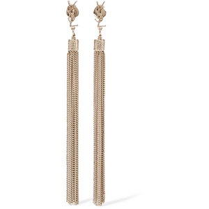 Серьги Saint Laurent (YSL cassandre tassel earrings) (2 фото из 3)
