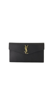 Saint Laurent clutch (YSL Uptown logo-plaque clutch bag) (2 foto / 4)