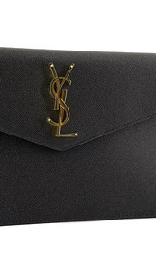 Saint Laurent clutch (YSL Uptown logo-plaque clutch bag) (3 foto / 4)