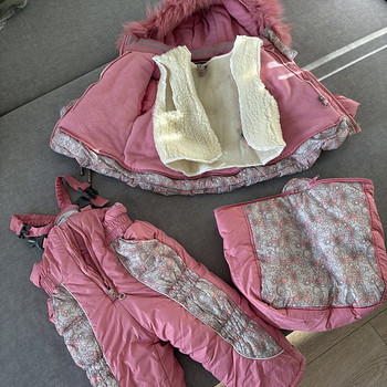 Детский зимний комбинезон 74-80 см