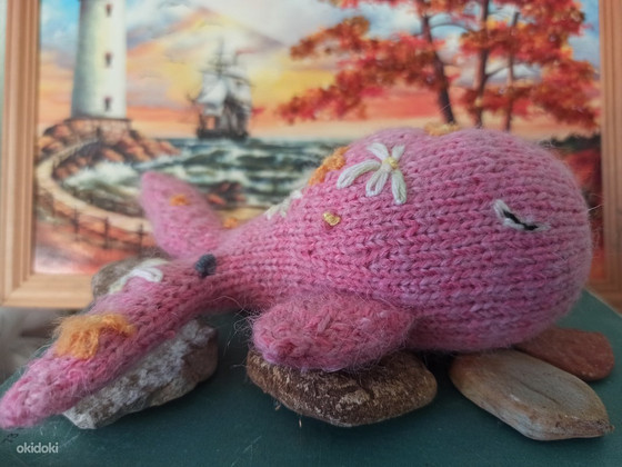 Кит. Игрушка спицами.