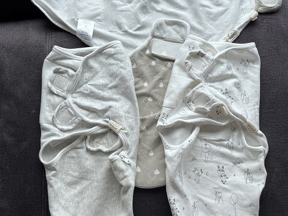 Komplekt mähkmeid (swaddle) imikutele vanuses 0 kuni 3 kuud