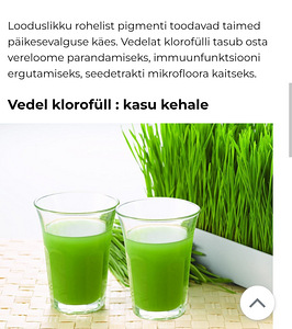 Klorofüll/ Hlorofill (4 foto / 5)