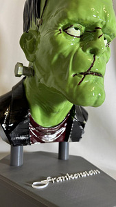 “Frankenstein” 3D büst (kollektsionäär) — läikiv, alusel (3 foto / 3)