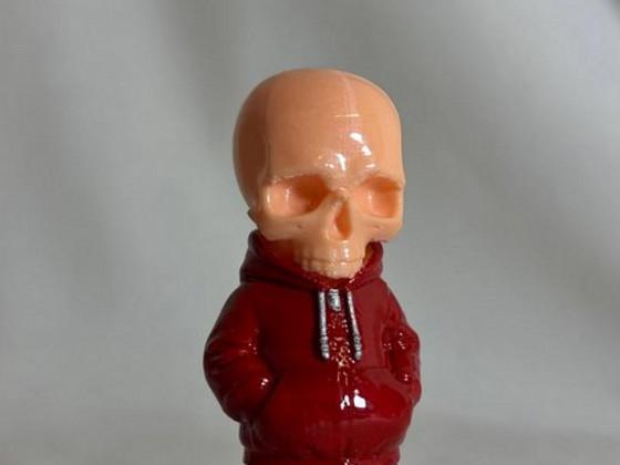 Мини-фигурка «Skull Boy» в красном худи (декор/коллекция)