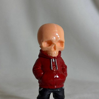 Мини-фигурка «Skull Boy» в красном худи (декор/коллекция)