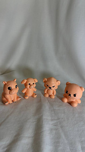 Loomade mini-figuuride komplekt (4 tk) — armas sisustus/kingitus (1 foto / 5)