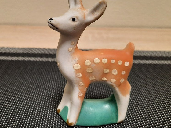 Vintage hirveperekonna seeria figuriin. Biskviit. 60ndad