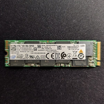 Müüa Intel M2 NvMe SSD 2TB