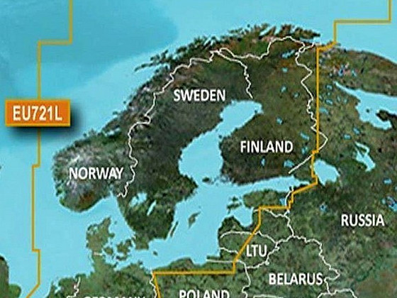 Garmin Bluechart G3 Vision Северная Европа VEU721L карта