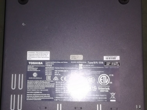 Настольный компьютер TOSHIBA TYPE4810-E50