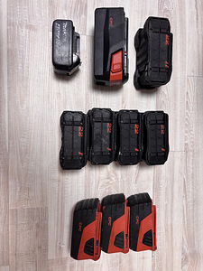 Hilti B22/B36 ja Makita 18V originaalakud (1 foto / 7)