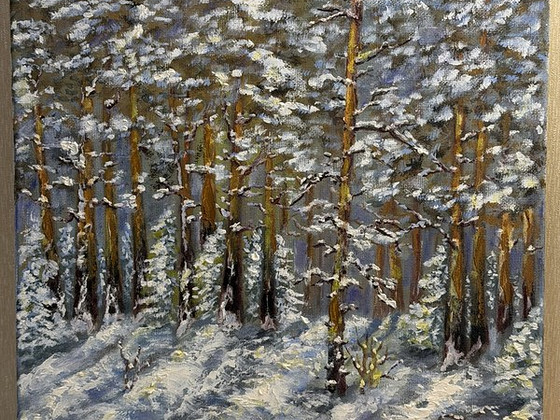 "Talv" Nikolai Shoshin, 2018-2020, õli, lõuendil