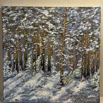 "Talv" Nikolai Shoshin, 2018-2020, õli, lõuendil