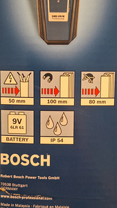 Seinaskänner сканер стены Bosch GMS 100M, (4 фото из 7)
