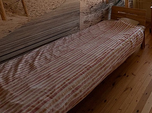 Puidust voodiraam + madrats 90x200 cm (1 foto / 1)