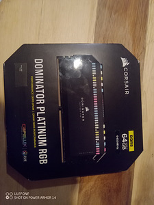 CORSAIR DOMINATOR PLAT RGB 64GB (2x32GB) DDR5 6400MT/s CL32 (1 фото из 4)