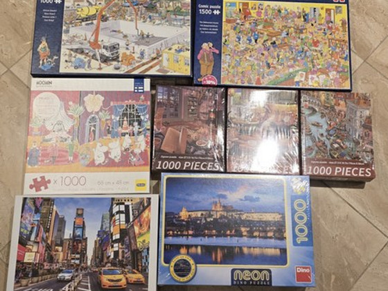 8 erinevat puzzlet