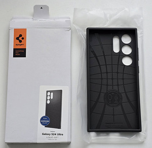 Spigen Liquid Air Case Samsung Galaxy S24 Ultra, Marble Grey (1 foto / 2)