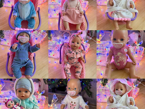 Nukk Baby Born, nukk + riided