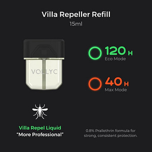 Vollyc Villa Repeller -Powerful Mosquito Defense,White/Green (3 foto / 10)