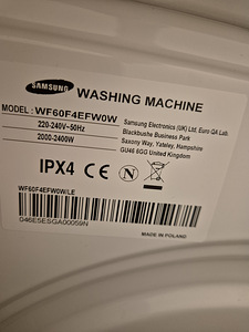 Pesumasin Samsung (3 foto / 3)