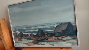 Eesti kunst-EVALD SAGUR (1922 – 1987)signeeritud 1967a. (6 foto / 9)