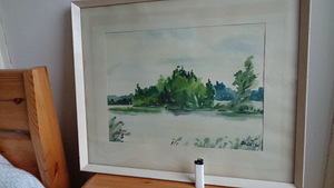 Eesti kunst -SIRJE VOIT(1948 г.-??)-Речной остров 1974 г. (3 фото из 10)