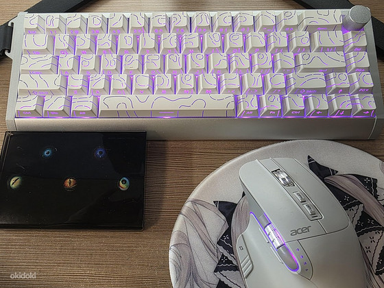 Skyloong GK68 Mix V2 HE TMR White 2026 Gaming Keyboard