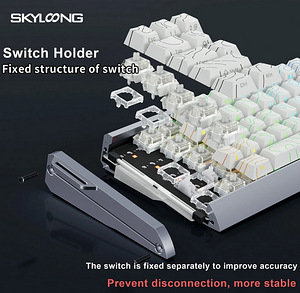 Skyloong GK68 Mix V2 HE TMR White 2026 Gaming Keyboard (5 foto / 8)