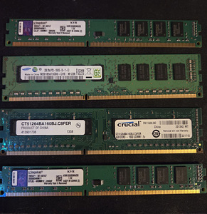 RAM DDR3 (Kingston/ Samsung/ Crucial) (1 foto / 2)