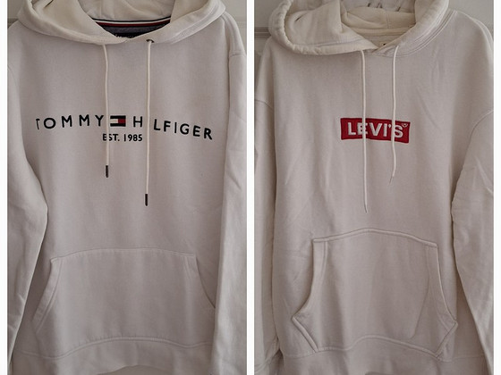 Tommy Hilfigeri pusa s.M,Levi'se pusa s.S