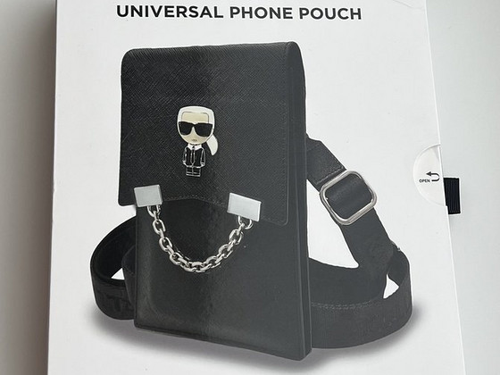 Karl Lagerfeld Handbag Universal Phone Pouch Black