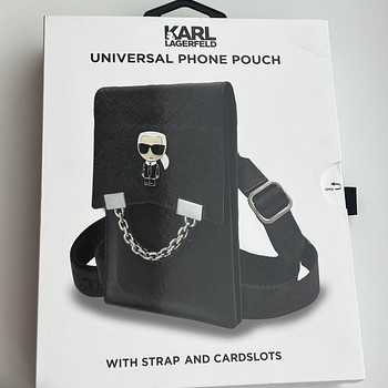 Karl Lagerfeld Handbag Universal Phone Pouch Black